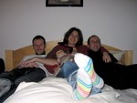 I tre (+1) zingari!
Christian, Chiara (Anna in braccio) e Marco